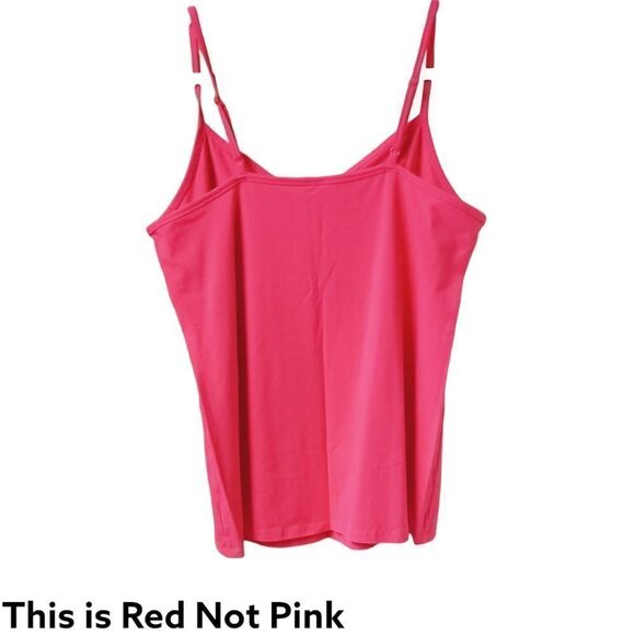 TORRID NEW Plus Size Red V- Neck Foxy Spaghetti Strap Tank Top. - Picture 9 of 10